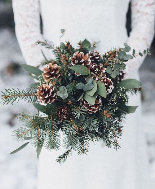 bouquet mariée hiver