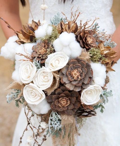 bouquet mariée hiver