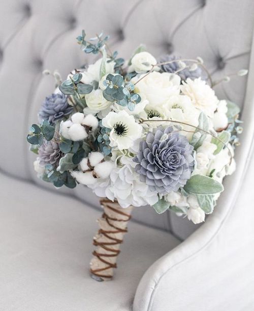 bouquet mariée hiver