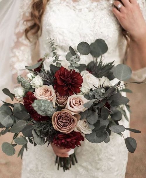 bouquet mariée hiver