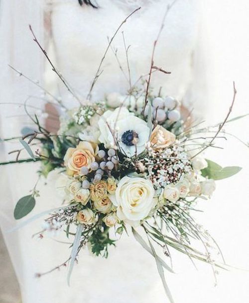 bouquet mariée hiver