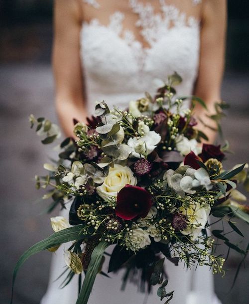 bouquet mariée hiver