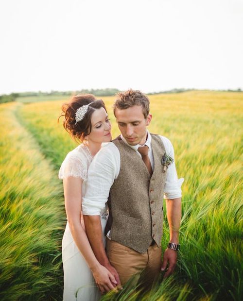 costume mariage champêtre