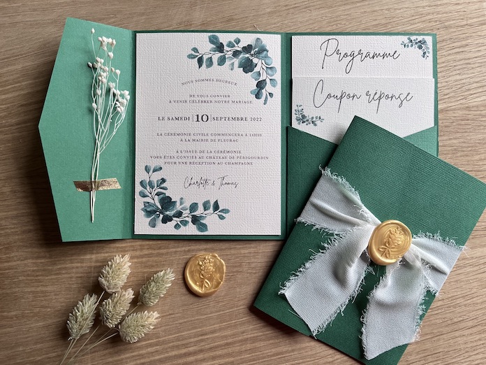 DIY faire part mariage