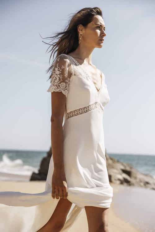 robe de mariée plage