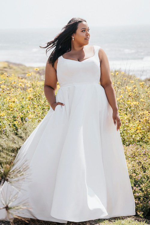 robe de mariée grande taille 2024