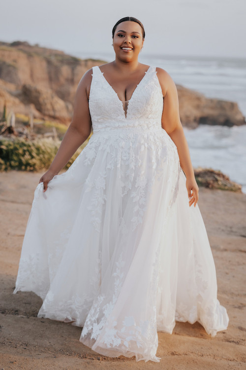 robe de mariée grande taille 2024