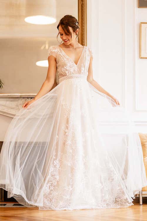 robe de mariée champêtre 2023