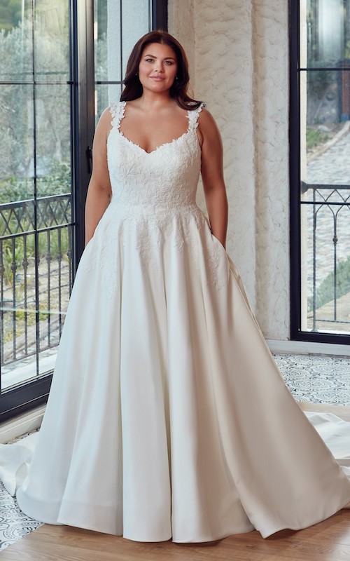 robe de mariée grande taille 2024