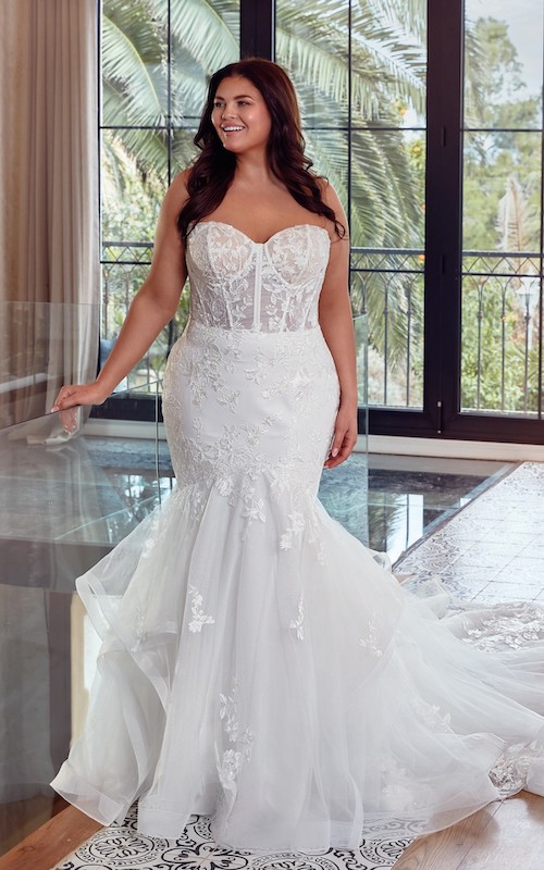 robe de mariée grande taille 2024