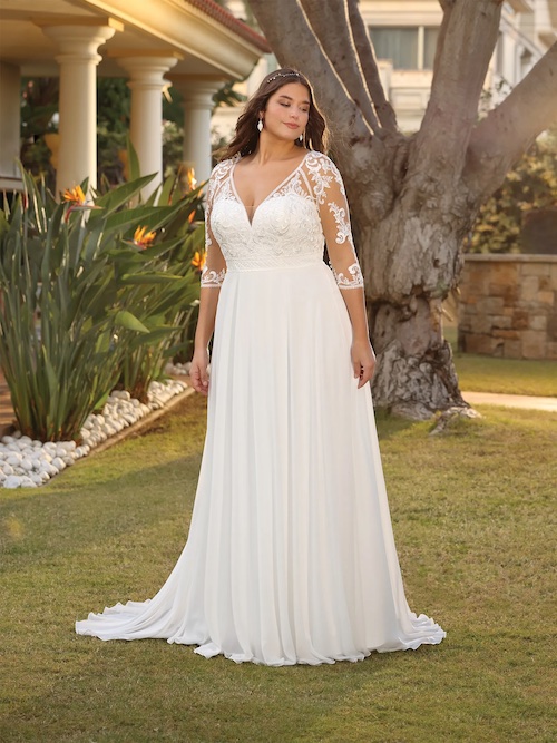 robe de mariée grande taille 2024