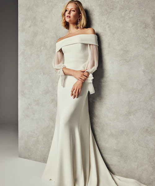 robe de mariée manches longues 2023