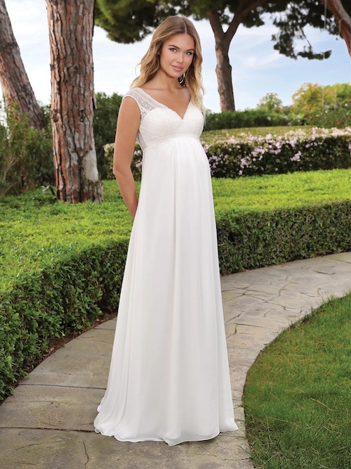 robe de mariée femme enceinte