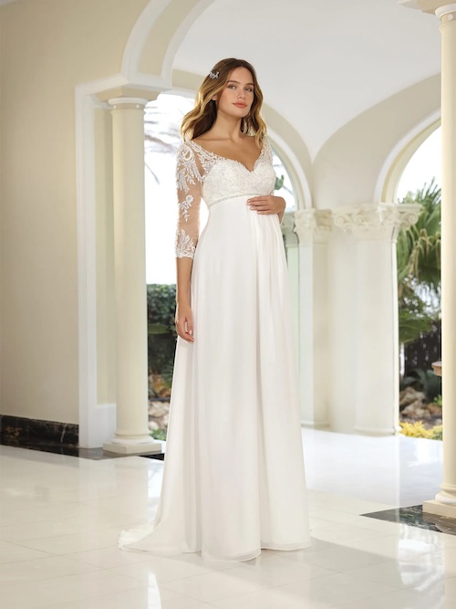 robe de mariée femme enceinte