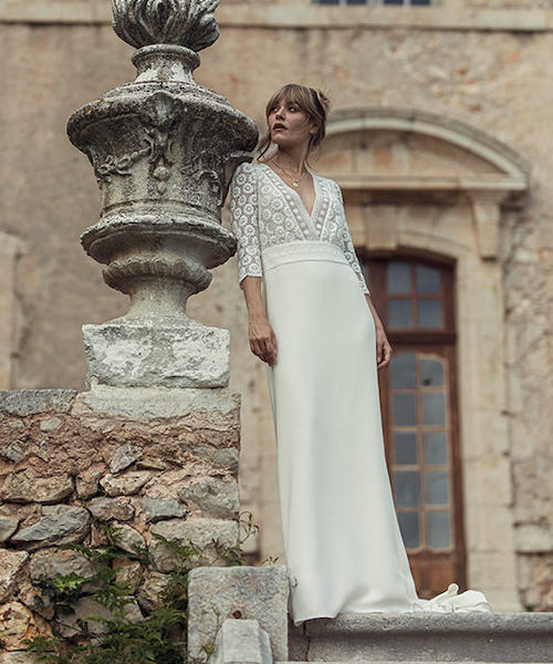 robe de mariée manches longues 2023