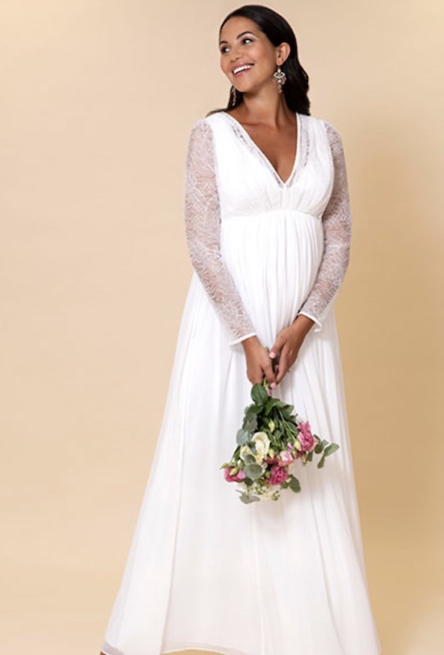 robe de mariée femme enceinte