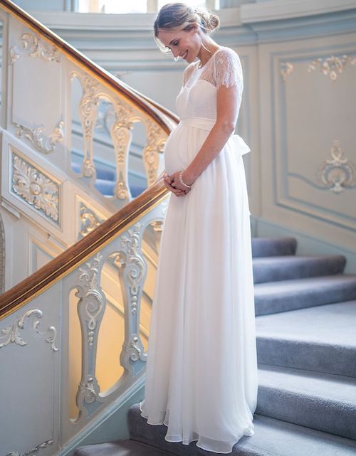 robe de mariée femme enceinte