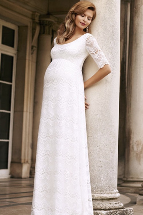 robe de mariée femme enceinte