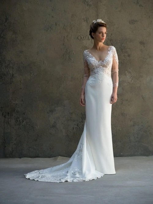 robe de mariée fourreau 2024