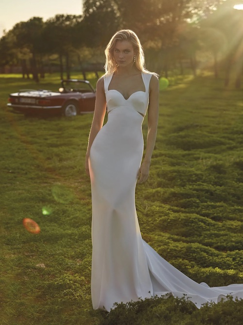 robe de mariée fourreau 2024