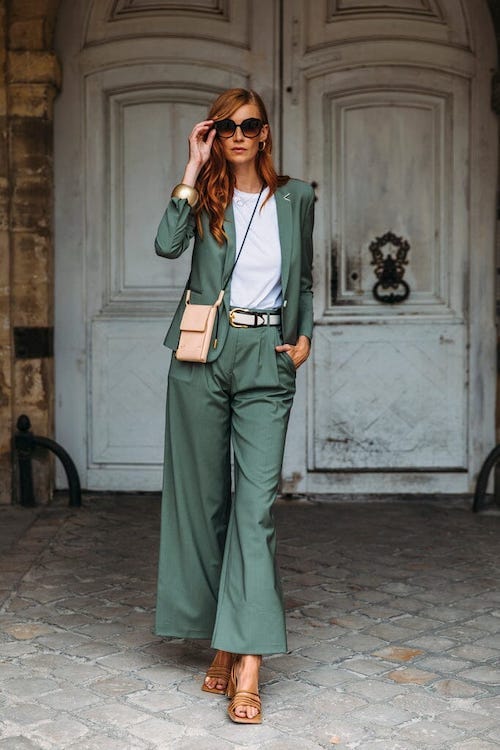 tailleur pantalon invitée mariage