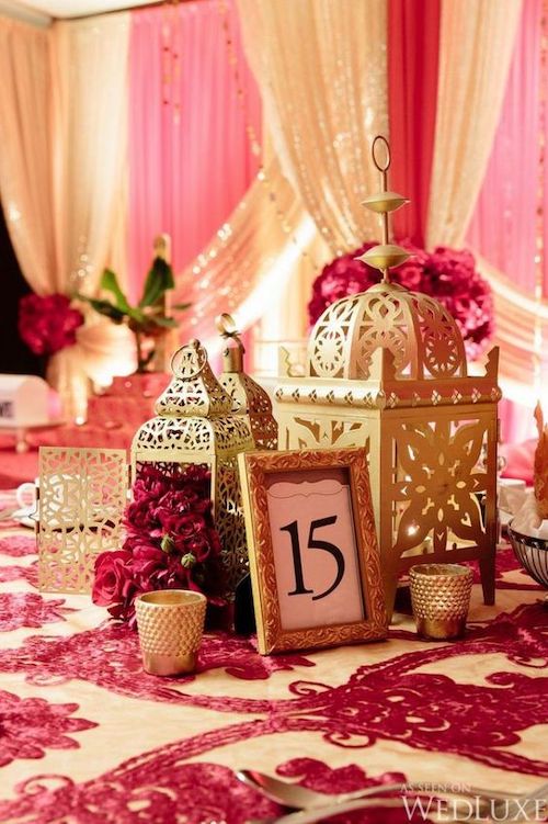 décoration mariage oriental, thème mariage oriental