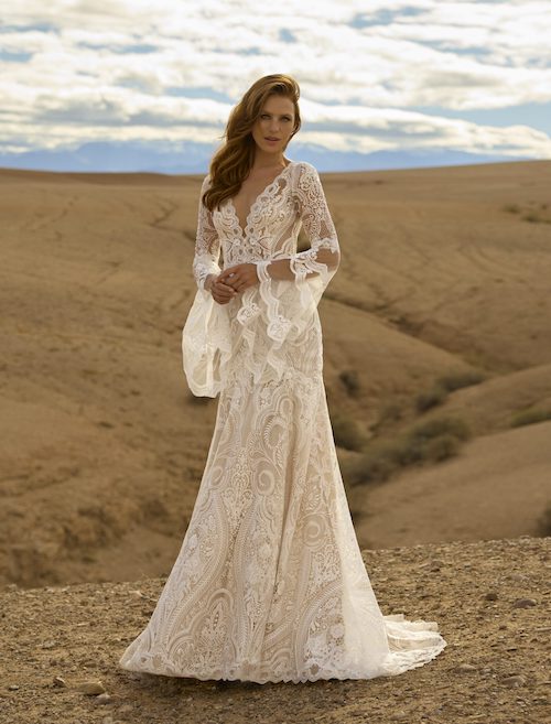 robe de mariée plage bohème