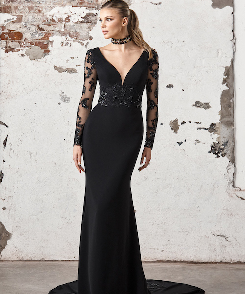 robe de mariée noire