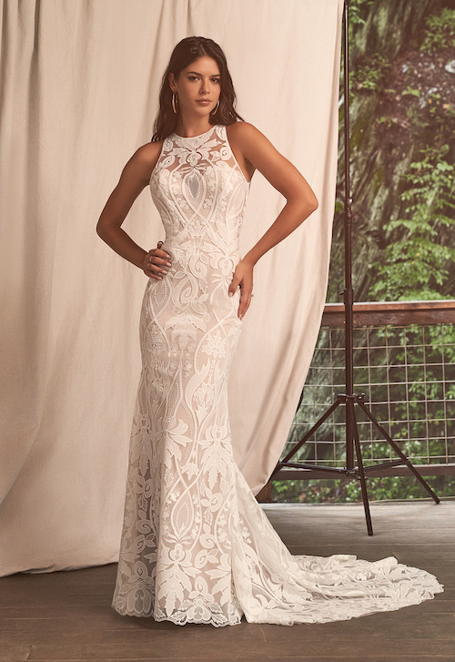 robe de mariée bohème dentelle 2024