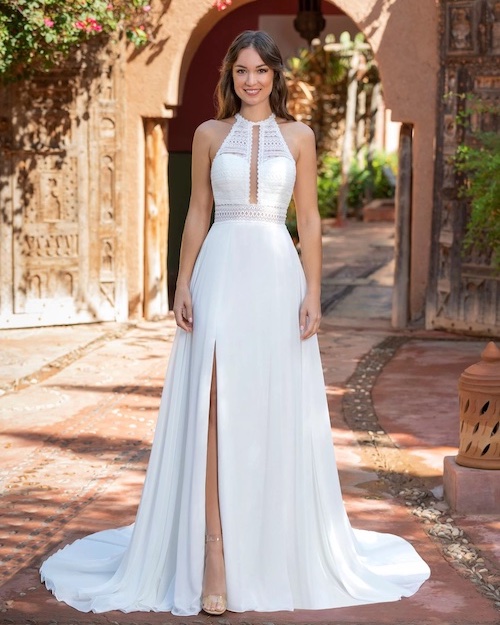 robe de mariée bohème dentelle 2024