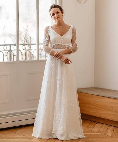 robe de mariée champêtre 2024