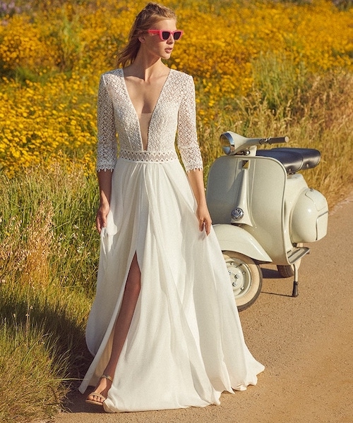 robe de mariée champêtre 2024