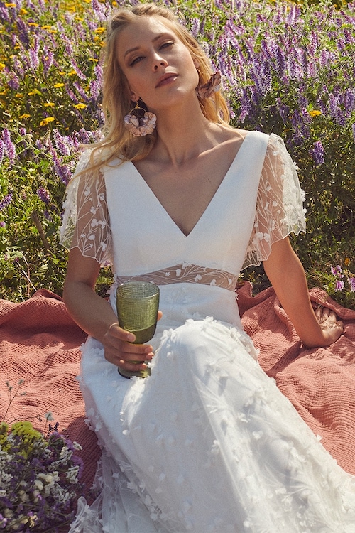 robe de mariée champêtre 2024