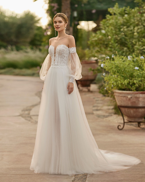 robe de mariée en tulle 2024