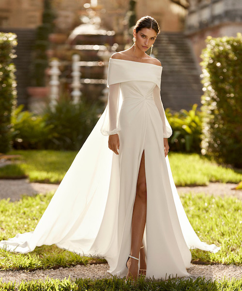 robe de mariée manches longues 2024