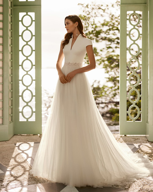 robe de mariée en tulle 2024