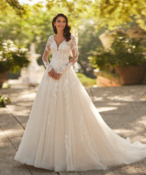 robe de mariée princesse en dentelle 2024