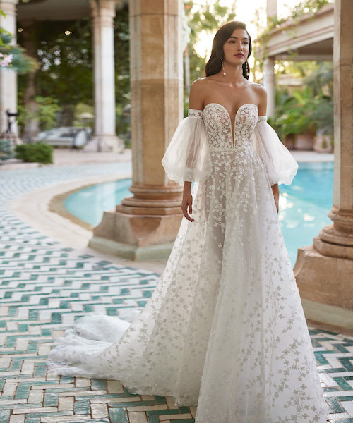 robe de mariée manches longues 2024