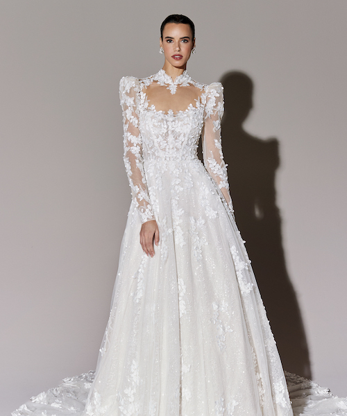 robe de mariée princesse en dentelle 2024