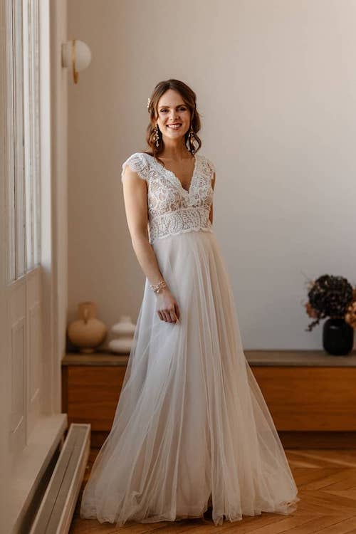 robe de mariée en tulle 2024