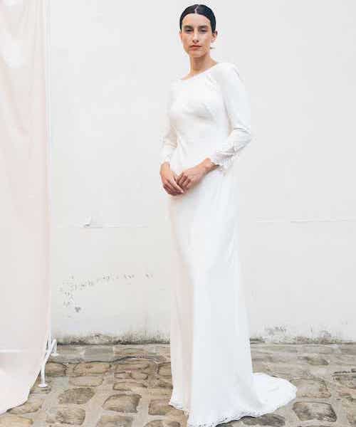 robe de mariée simple 2024