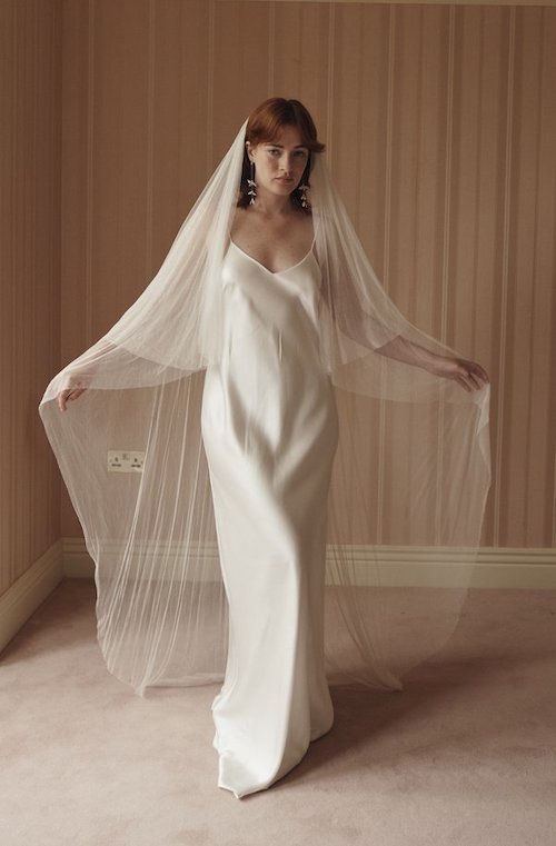 robe de mariée en satin 2024