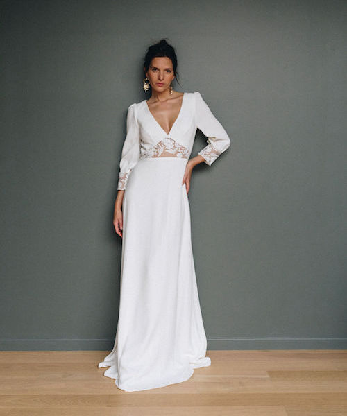 robe de mariée manches longues 2024