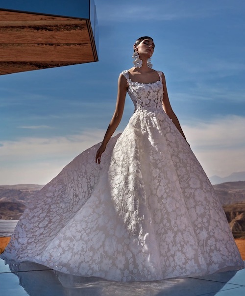 robe de mariée princesse en dentelle 2024