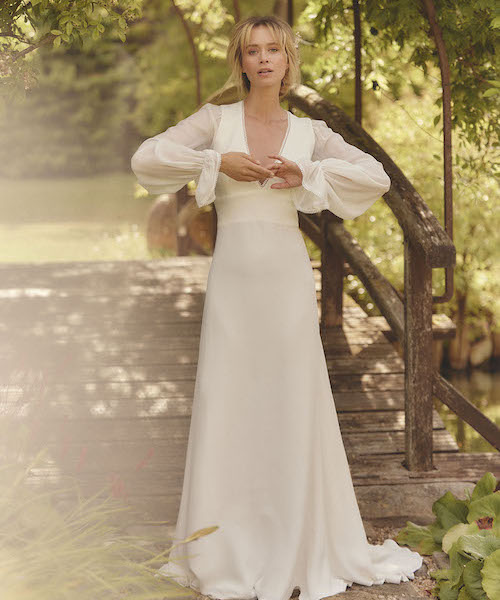 robe de mariée manches longues 2024