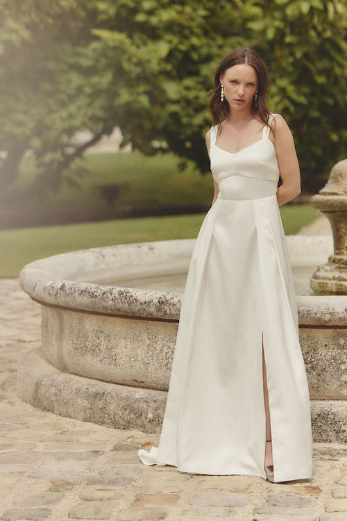 robe de mariée en satin 2024