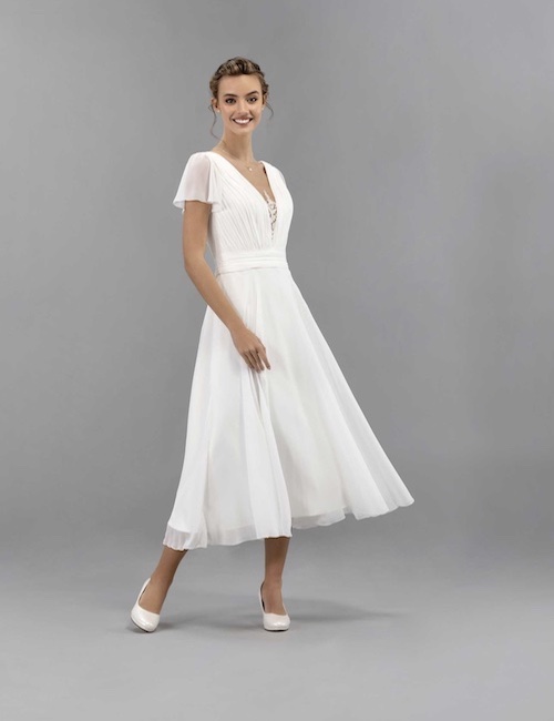 robe de mariée midi 2024