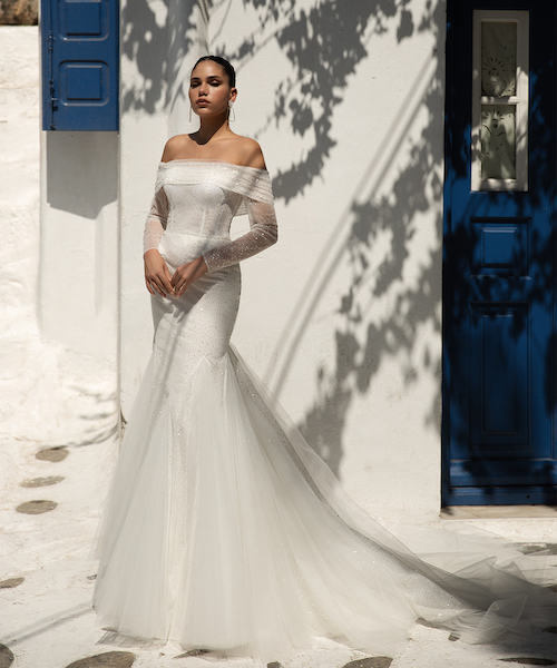 robe de mariée manches longues 2024