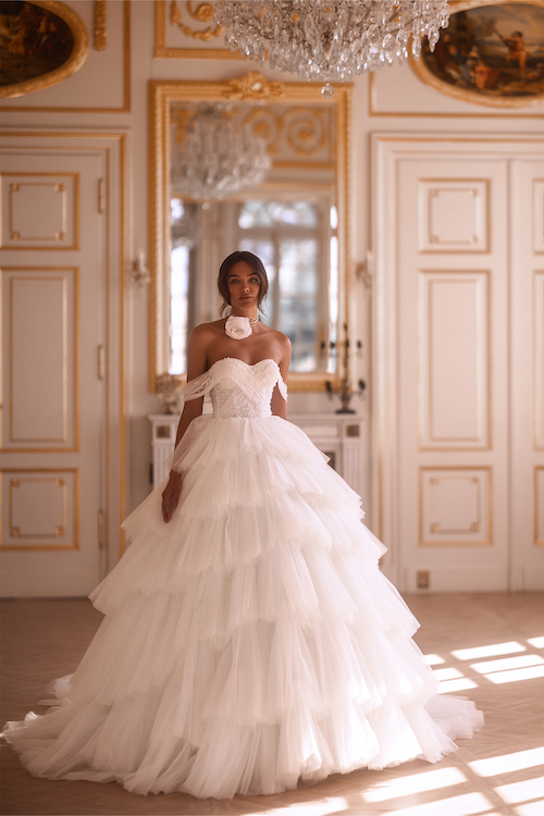 robe de mariée en tulle 2024