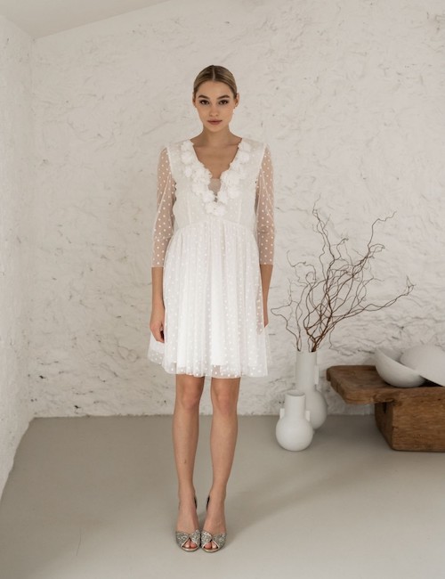 robe de mariée courte 2024